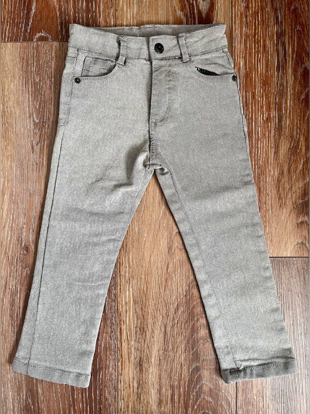 NWOT Volcom Gray Toddler Boys Denim Jeans Size 3T